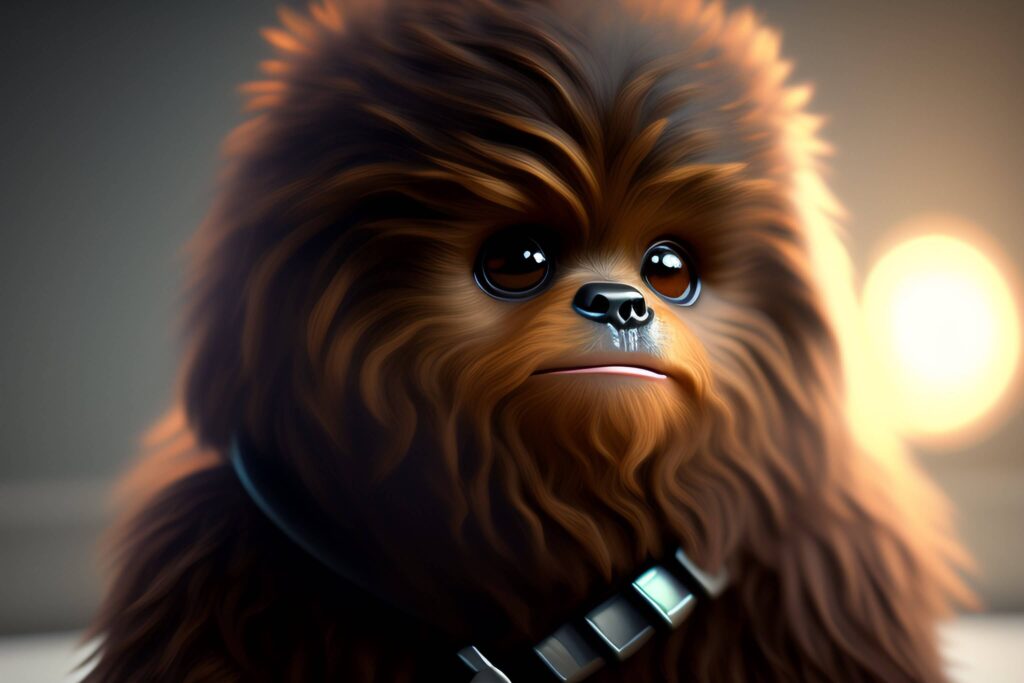 Lexica - Baby chewbacca, render, rembrandt, cgsociety, artstation trending, highly detailed 1