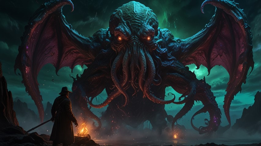 Cthulhu vs. El Emperador de la Humanidad - Cthulhu