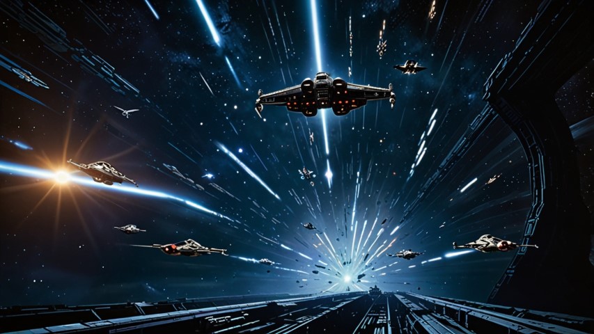 El viaje interestelar en Star Wars