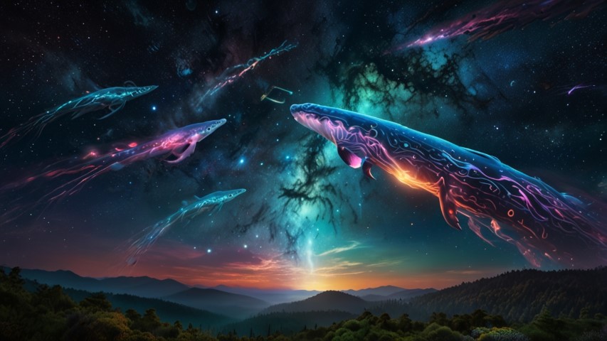 Ballenas Purrgil en Star Wars