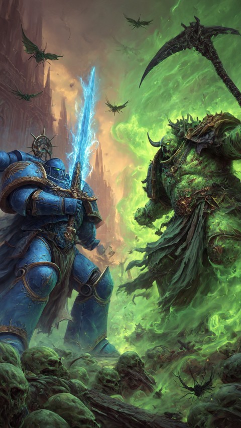Roboute Guilliman vs Mortarion