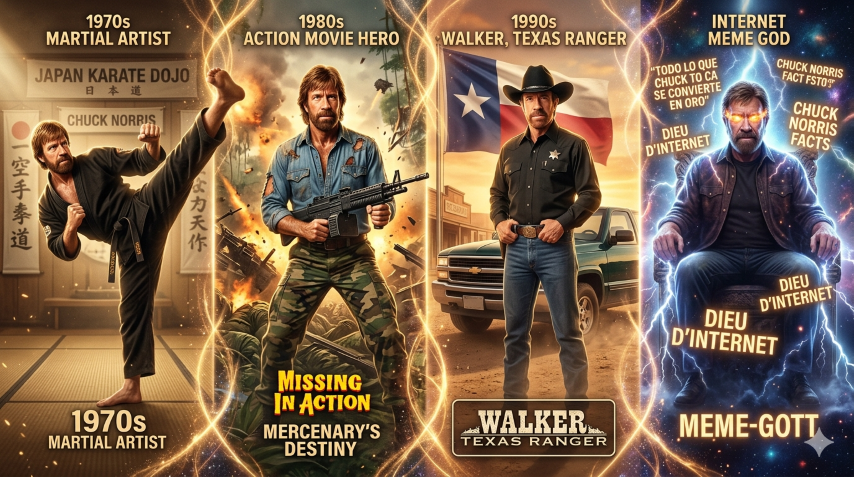 Chuck Norris - La Leyenda año tras año