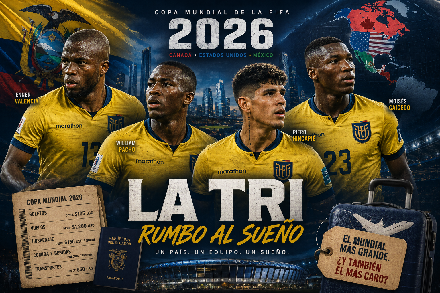 Mundial 2026 el más caro de la historia