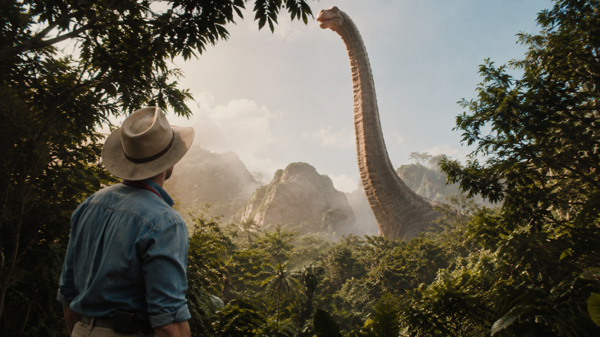 Sam Neill como Alan Grant en Jurassic Park